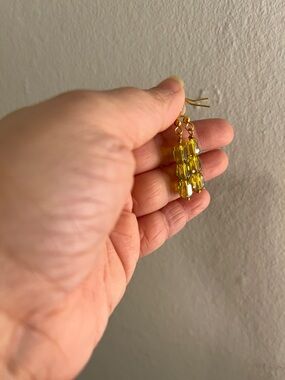 Peridot Beaded Dangle Earrings - Women's Jewelry